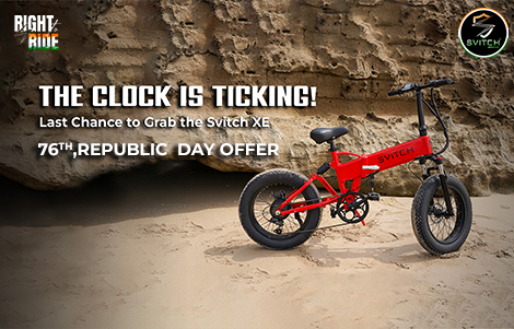 Celebrate 76 Years of Power with #Svitch76's  Republic Day Sale 2025 for Electric Bike!