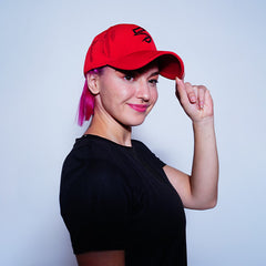 Wild Red Cycling Cap