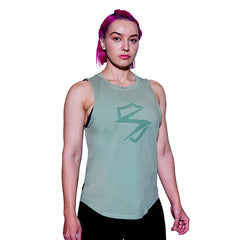 Women's Lea Green Tank Top