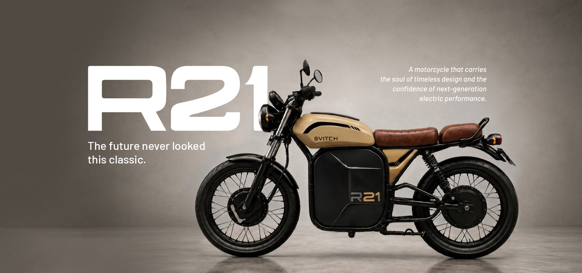 Svitch R21 Electric Motorcycle